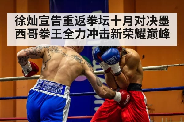 徐灿宣告重返拳坛十月对决墨西哥拳王全力冲击新荣耀巅峰